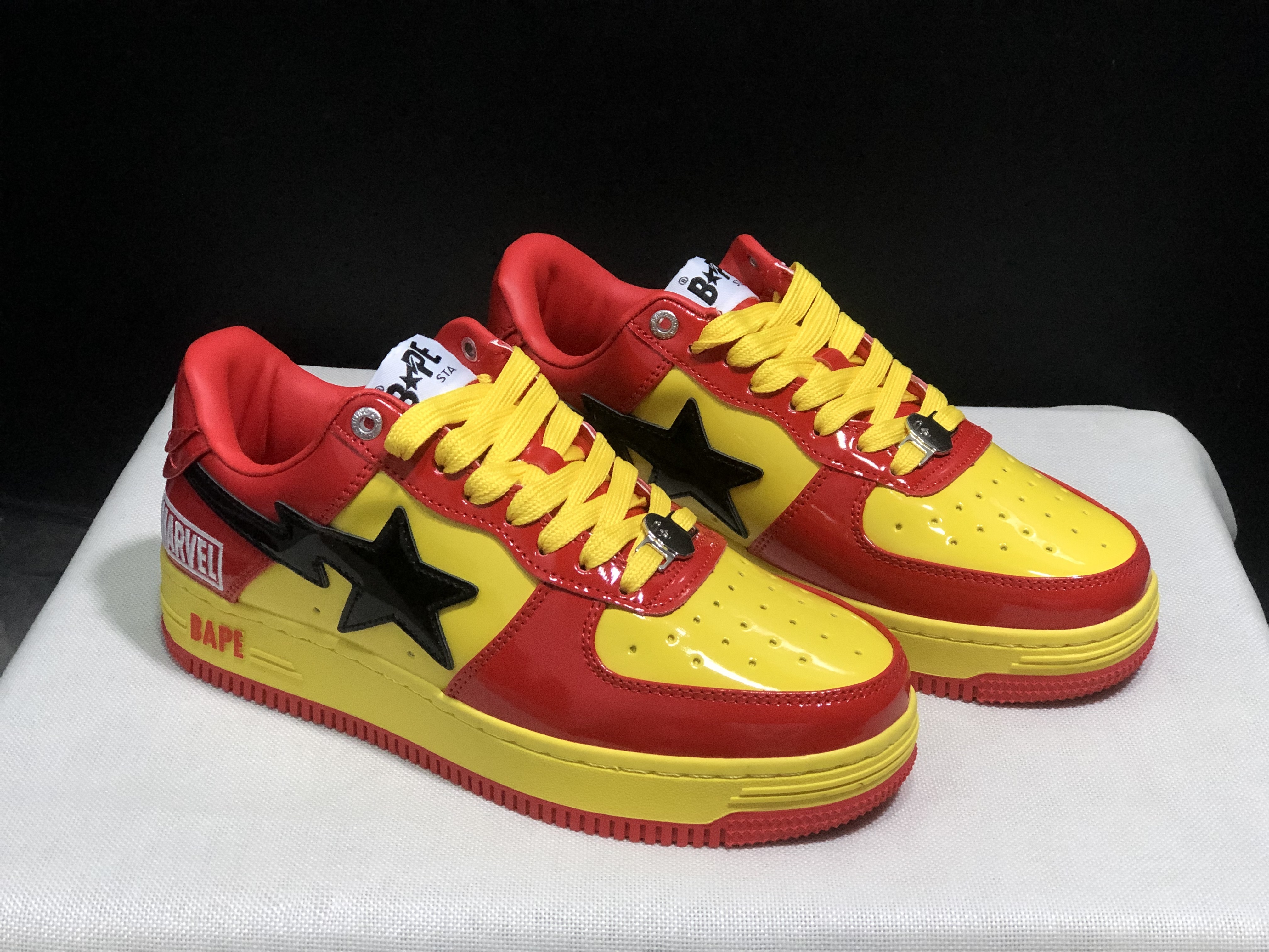 bape sta - Rojo Amarillo Negro
