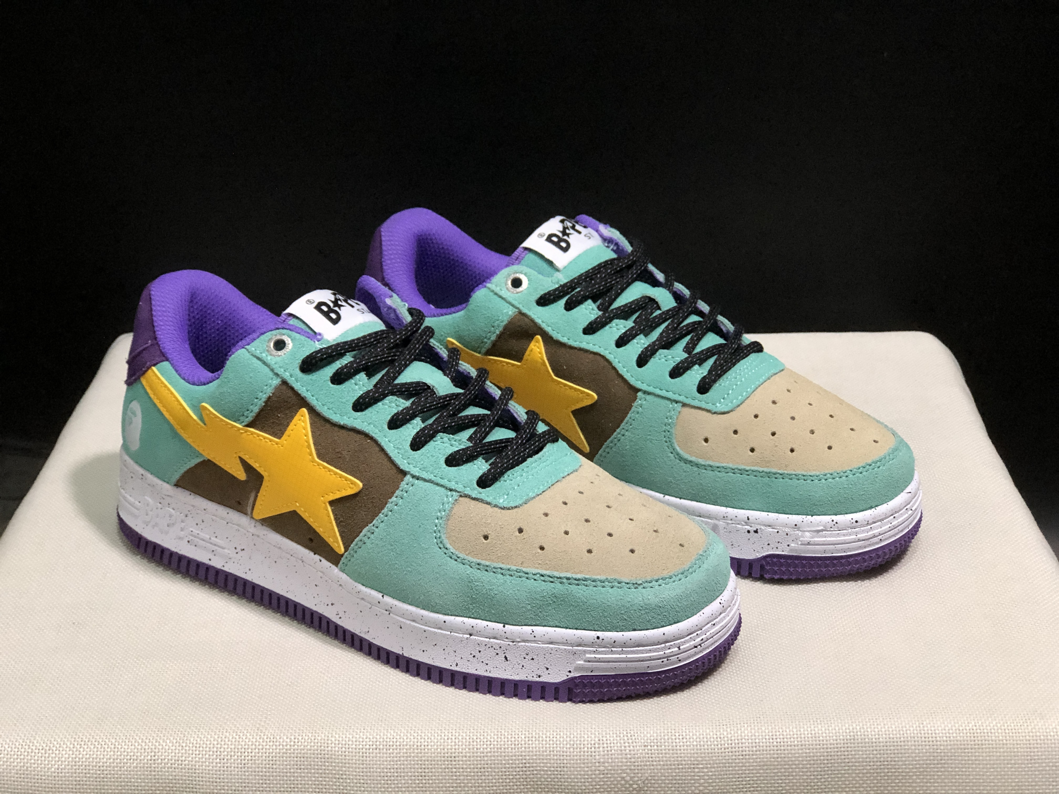 bape sta - Cyan Morado Amarillo