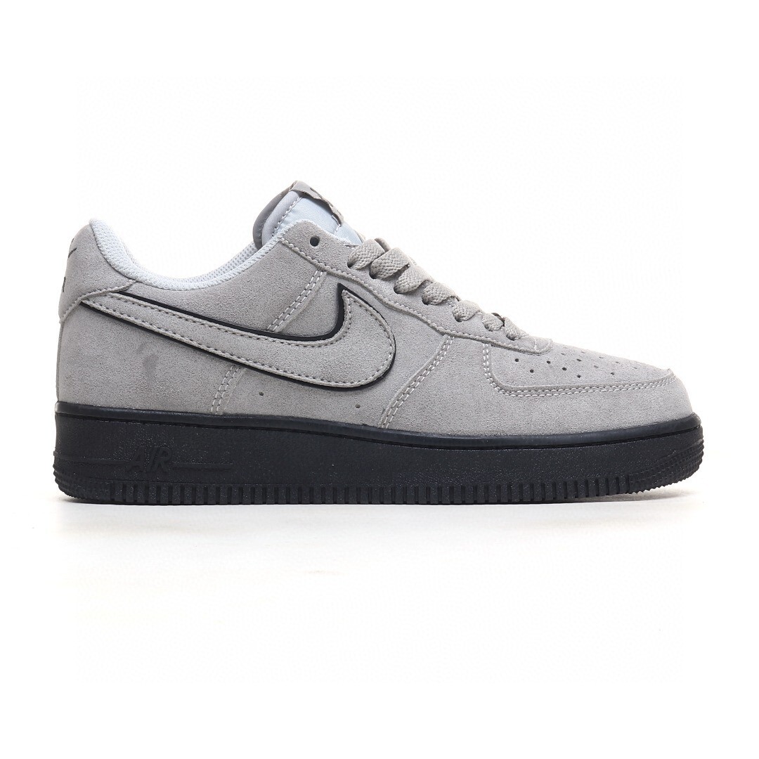 nike air force 1 - Gris Negro