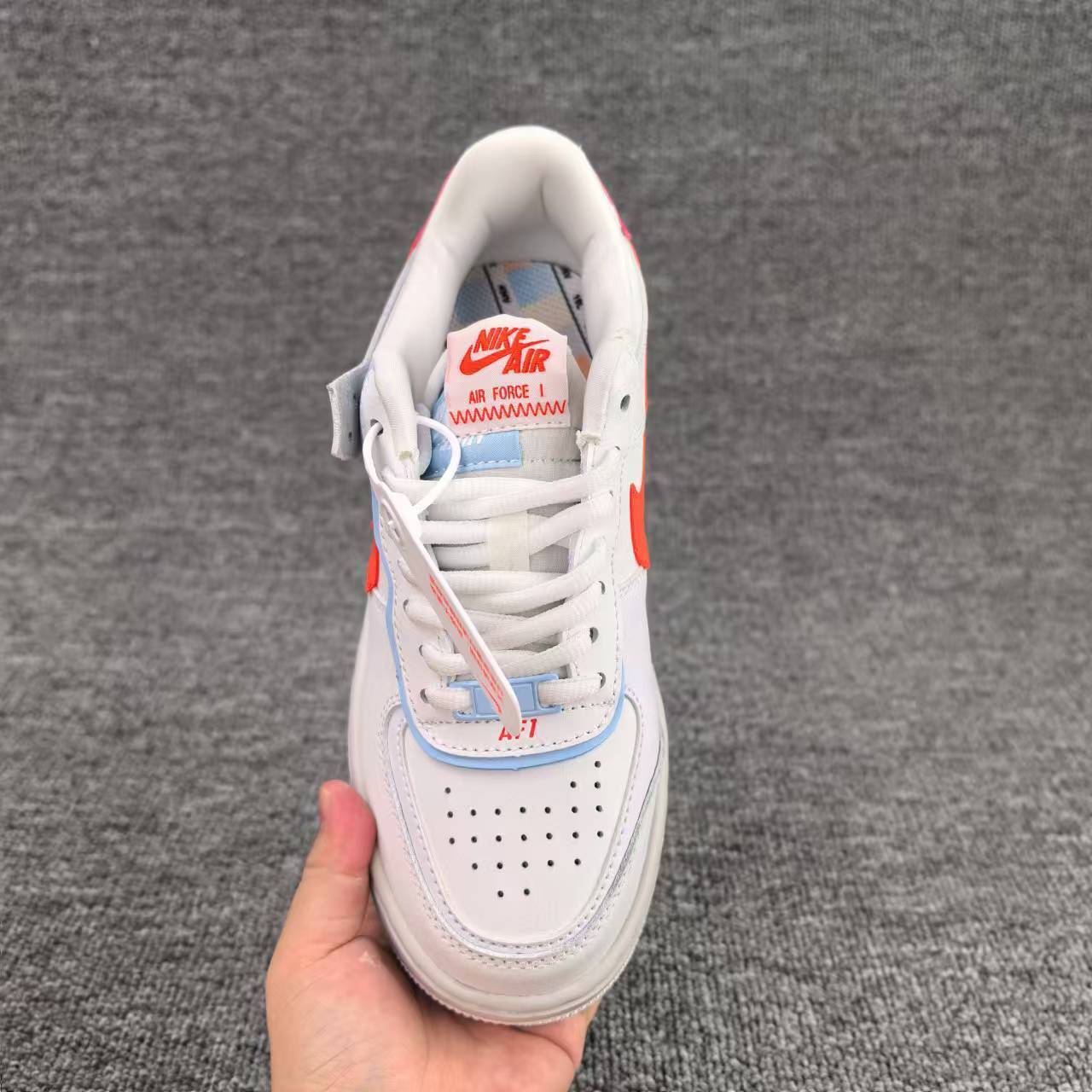 nike air force 1 - Blanco Rojo Celeste
