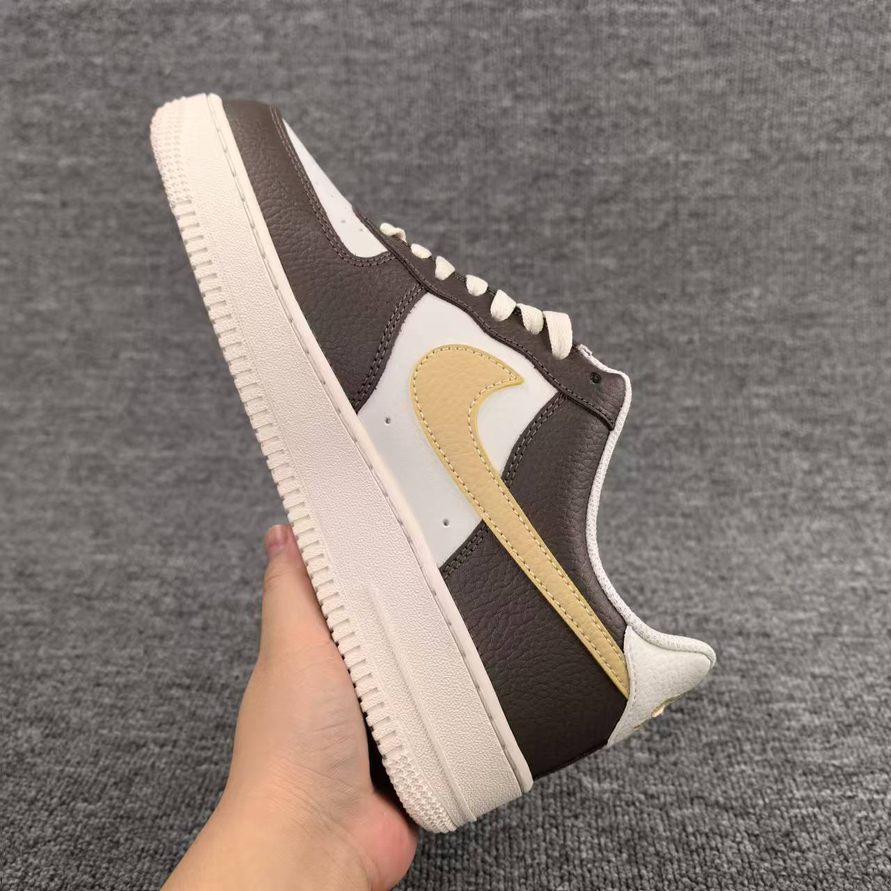 nike air force 1 - Amarillo Cafe Blanco