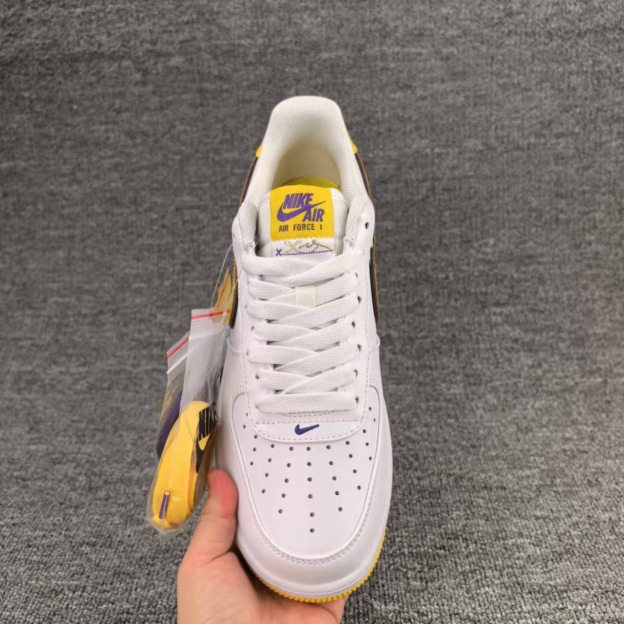 nike air force 1 - Blanco Amarillo