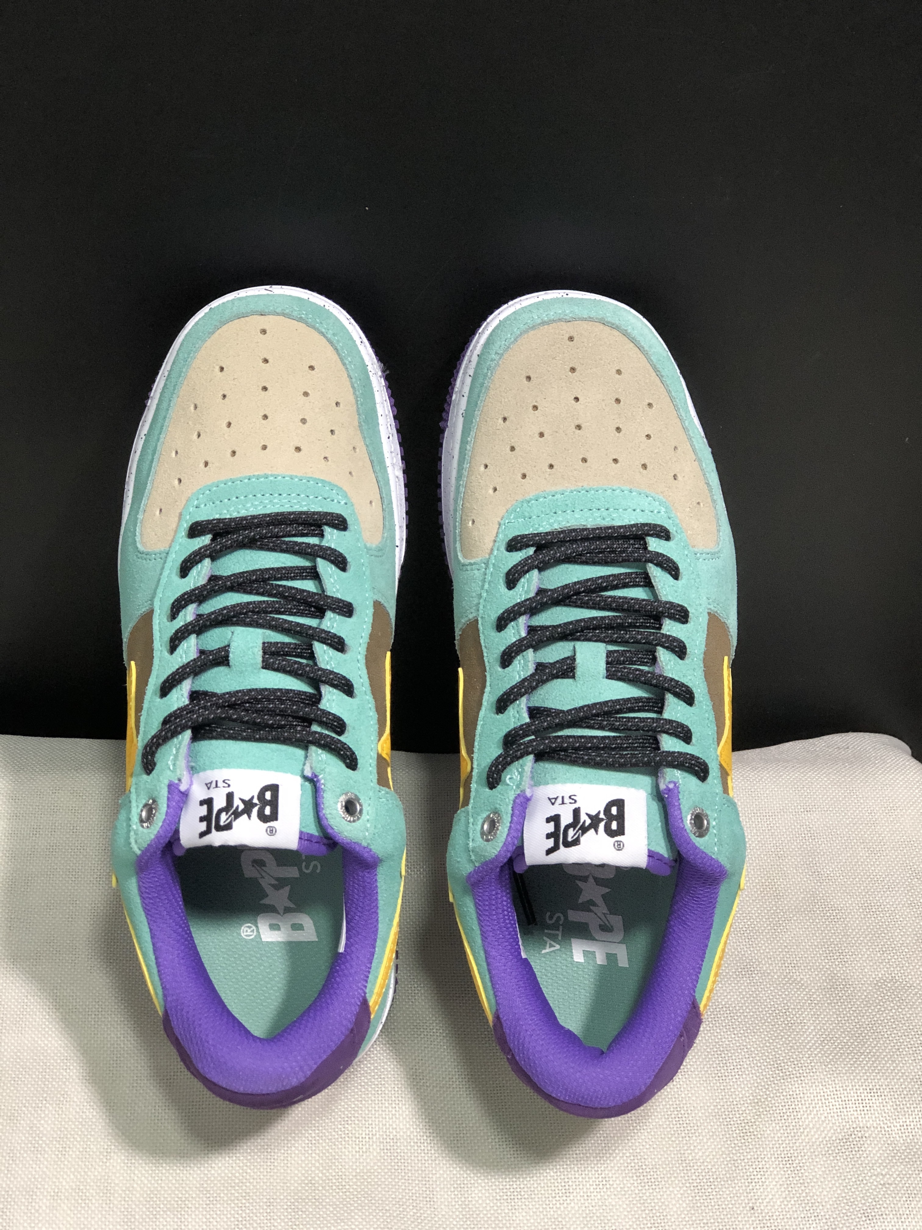 bape sta - Cyan Morado Amarillo