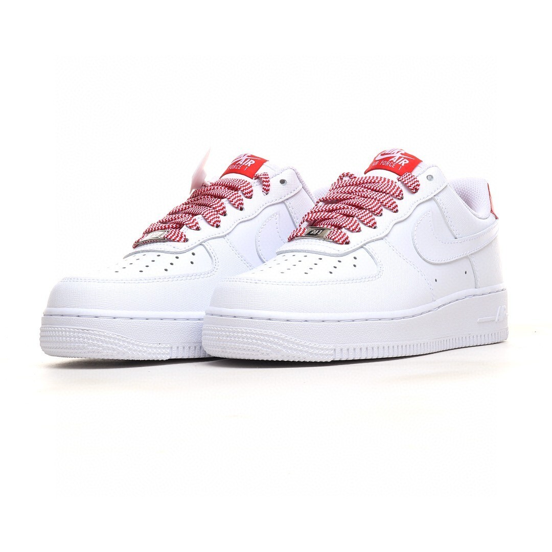 nike air force 1 - Blanco Rojo