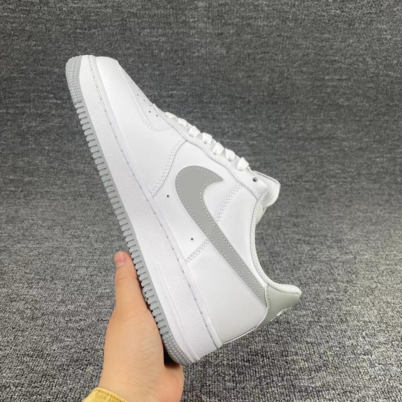 nike air force 1 - Blanco Gris
