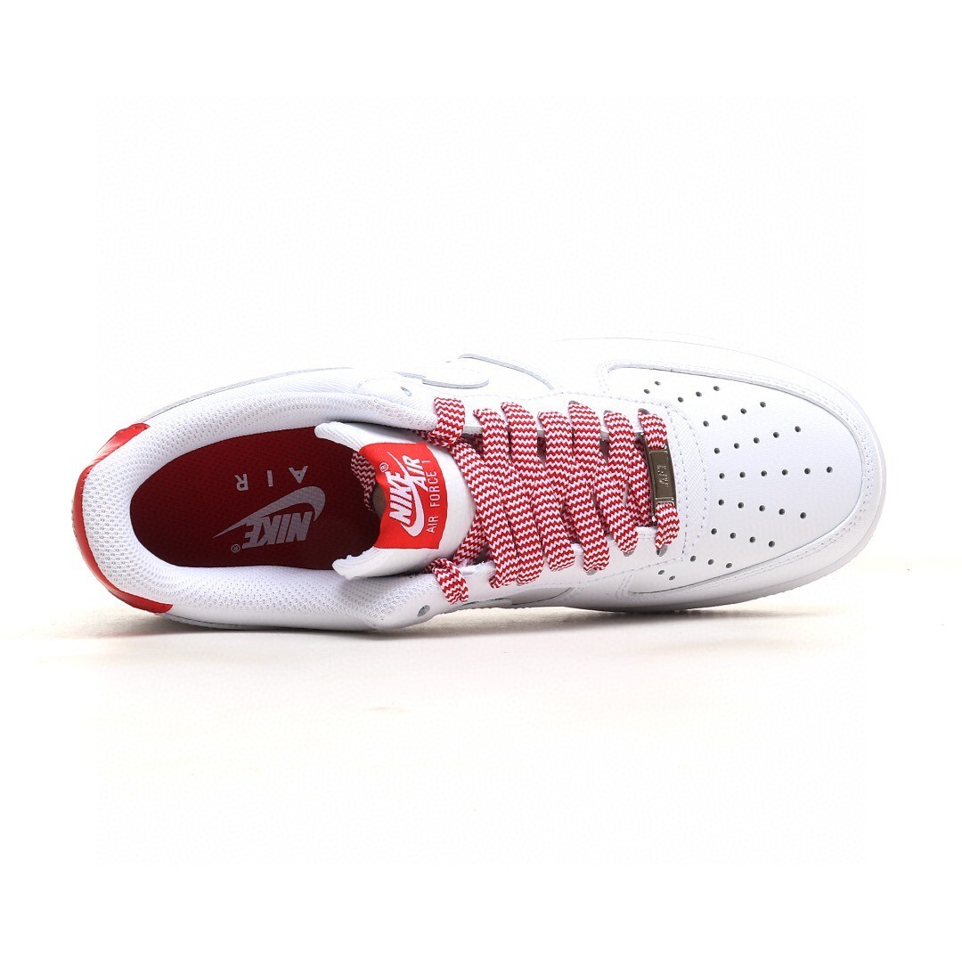 nike air force 1 - Blanco Rojo