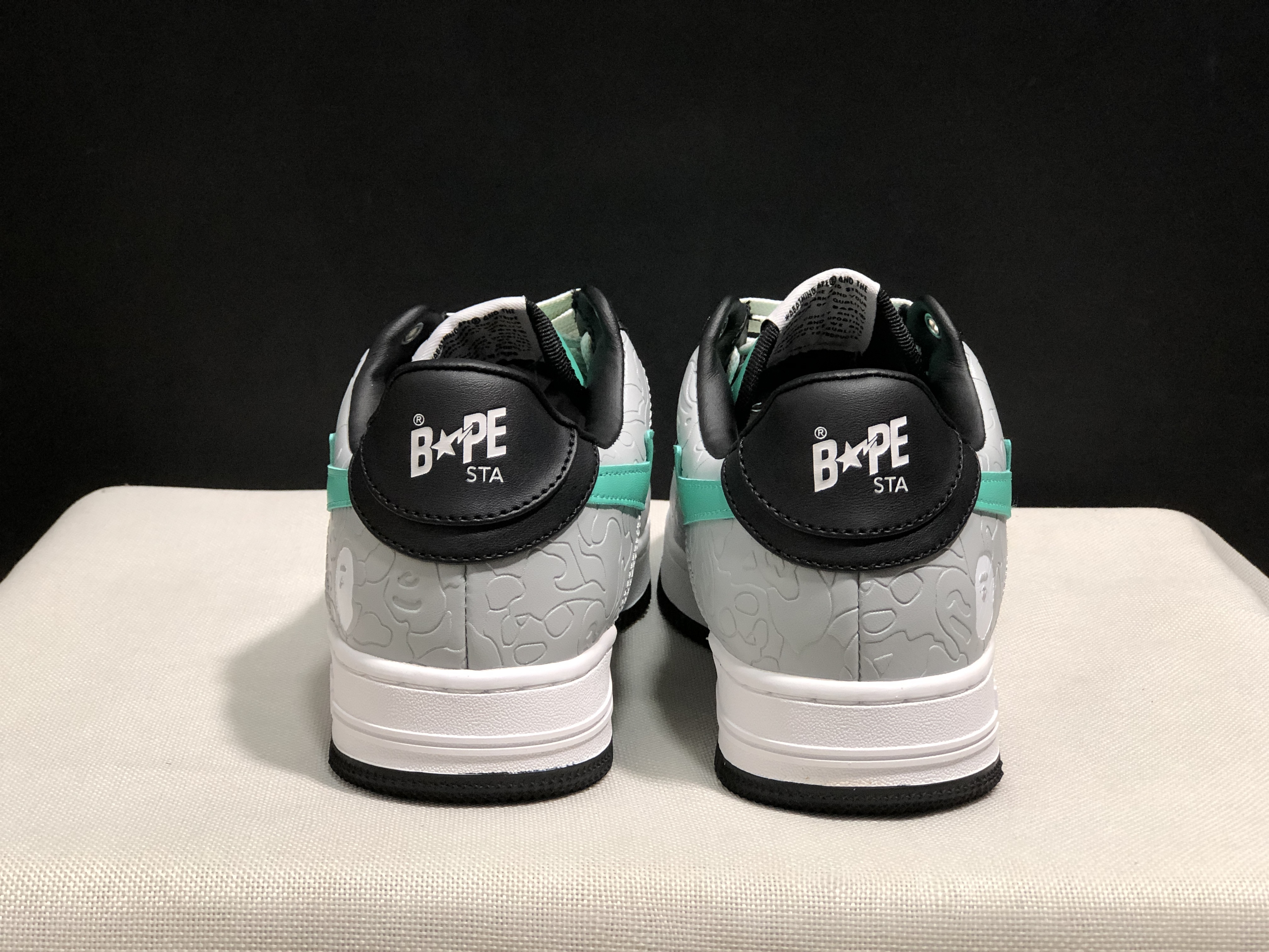 bape sta - Gris Negro Cyan