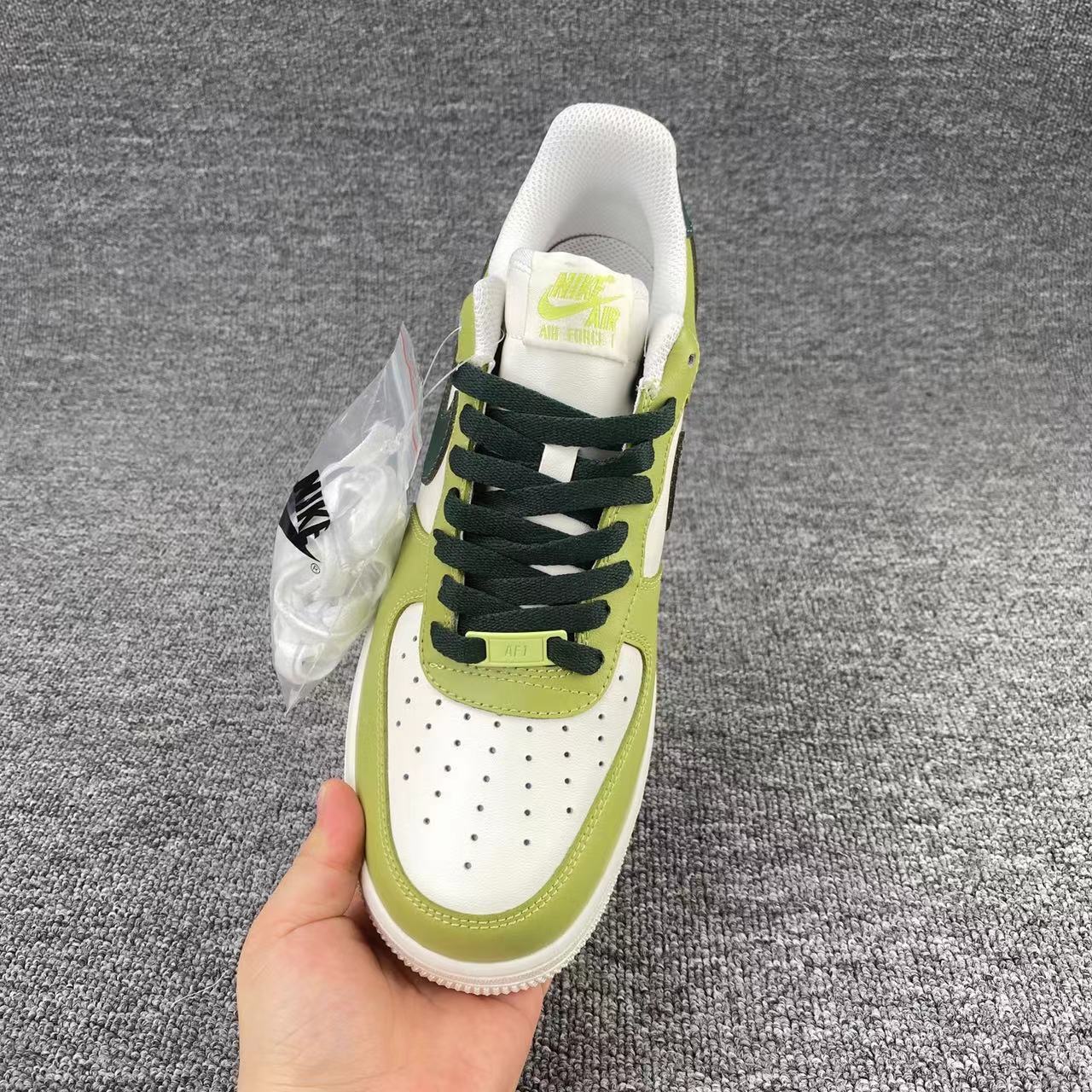 nike air force 1 - Verde Blanco
