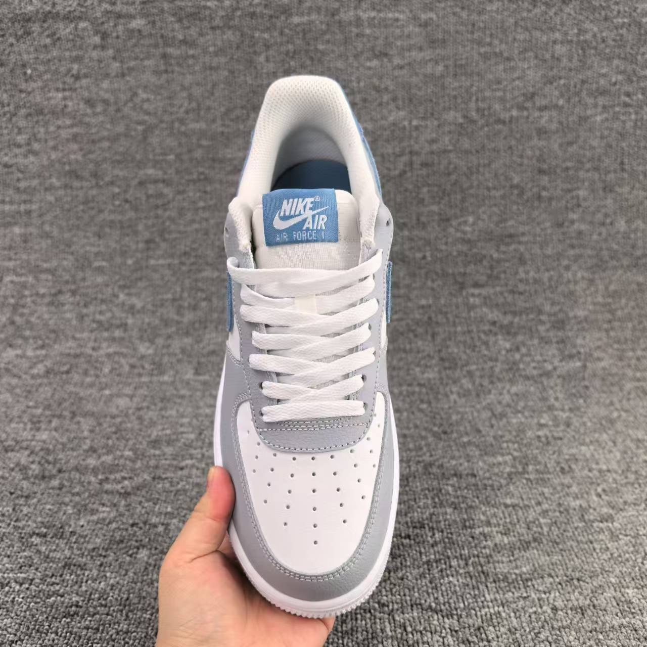 nike air force 1 - Gris Celeste