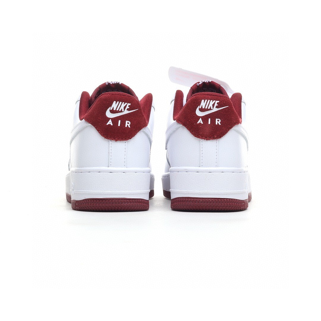 nike air force 1 - Blanco Burdeo