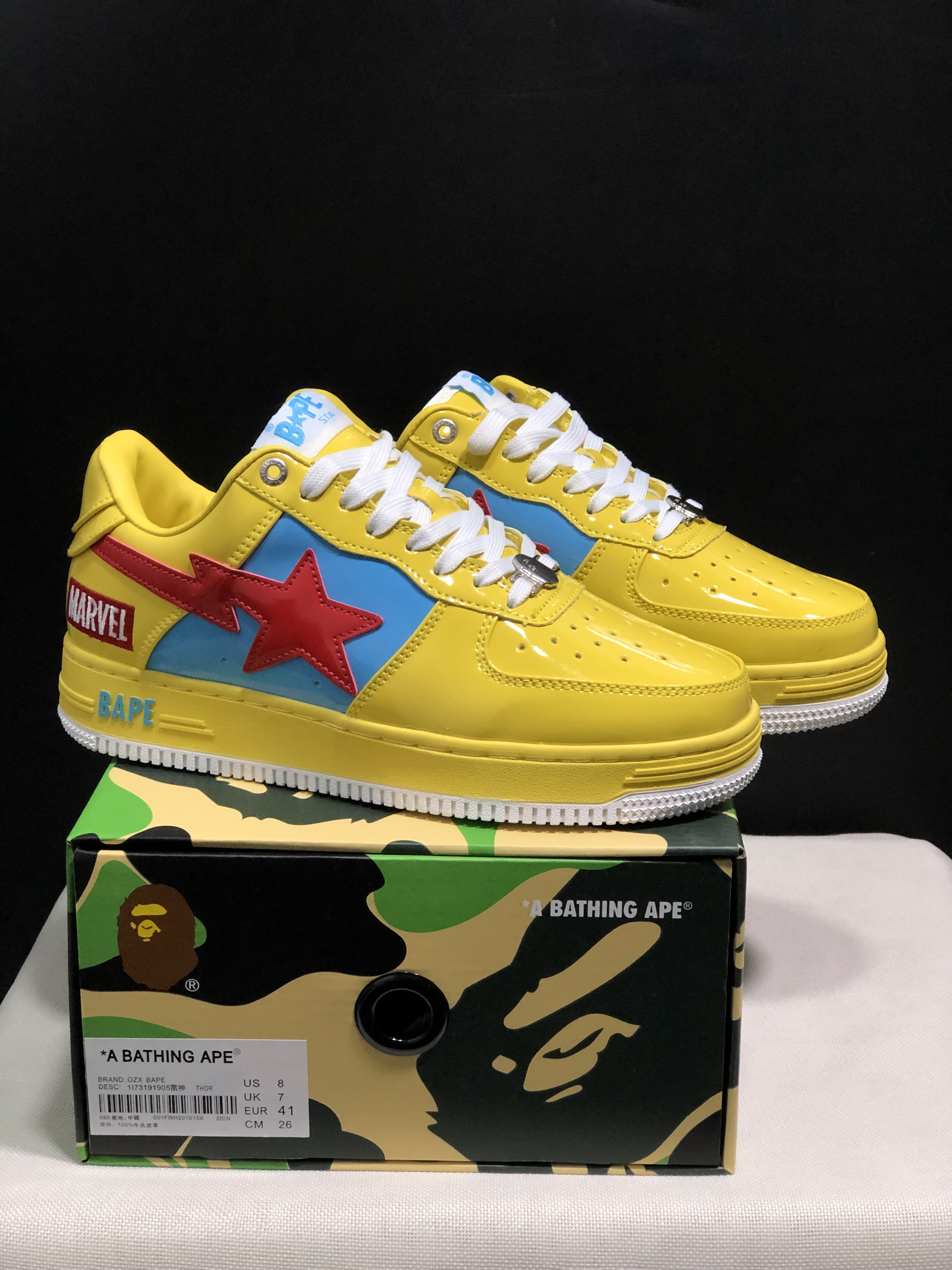 bape sta - Amarillo Rojo Celeste