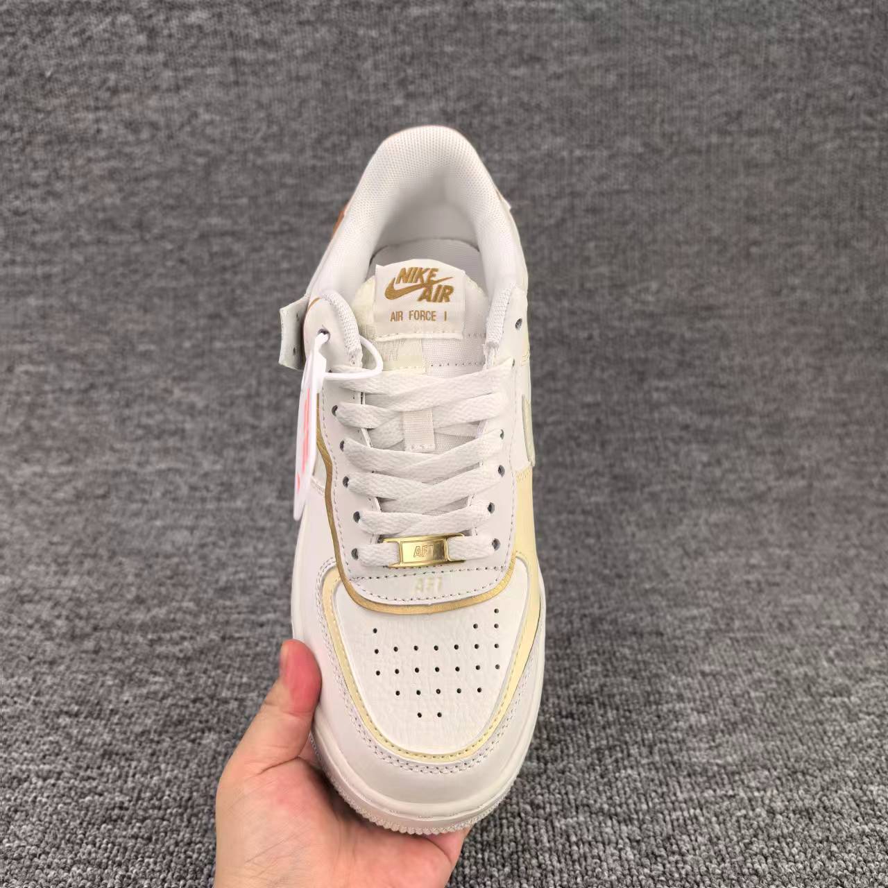 nike air force 1 - Blanco Dorado