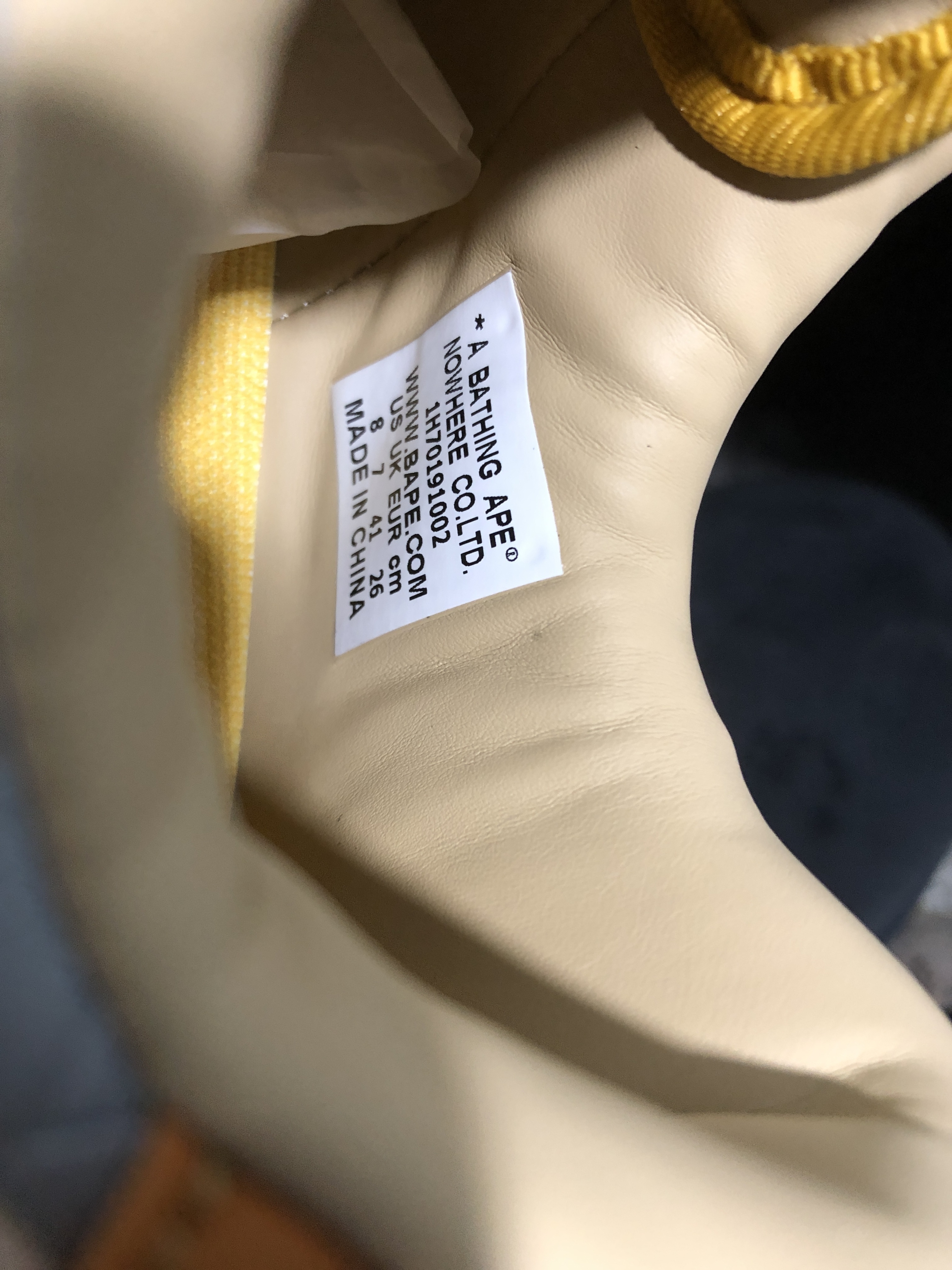 bape sta - Gris Naranjo Amarillo