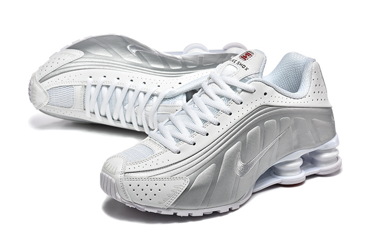 nike shox - Gris Blanco