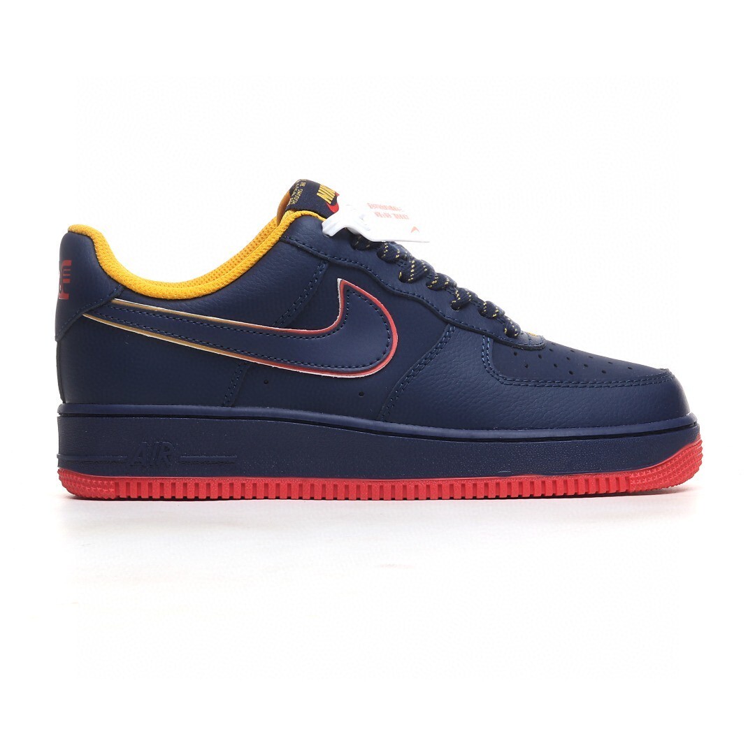 nike air force 1 - Azul Amarillo Rojo
