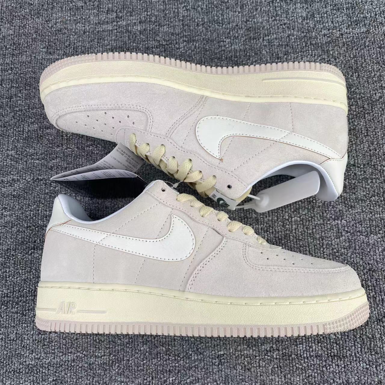 nike air force 1 - Gris Blanco