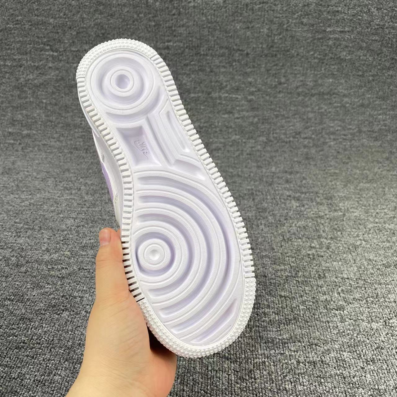 nike air force 1 - Blanco Morado