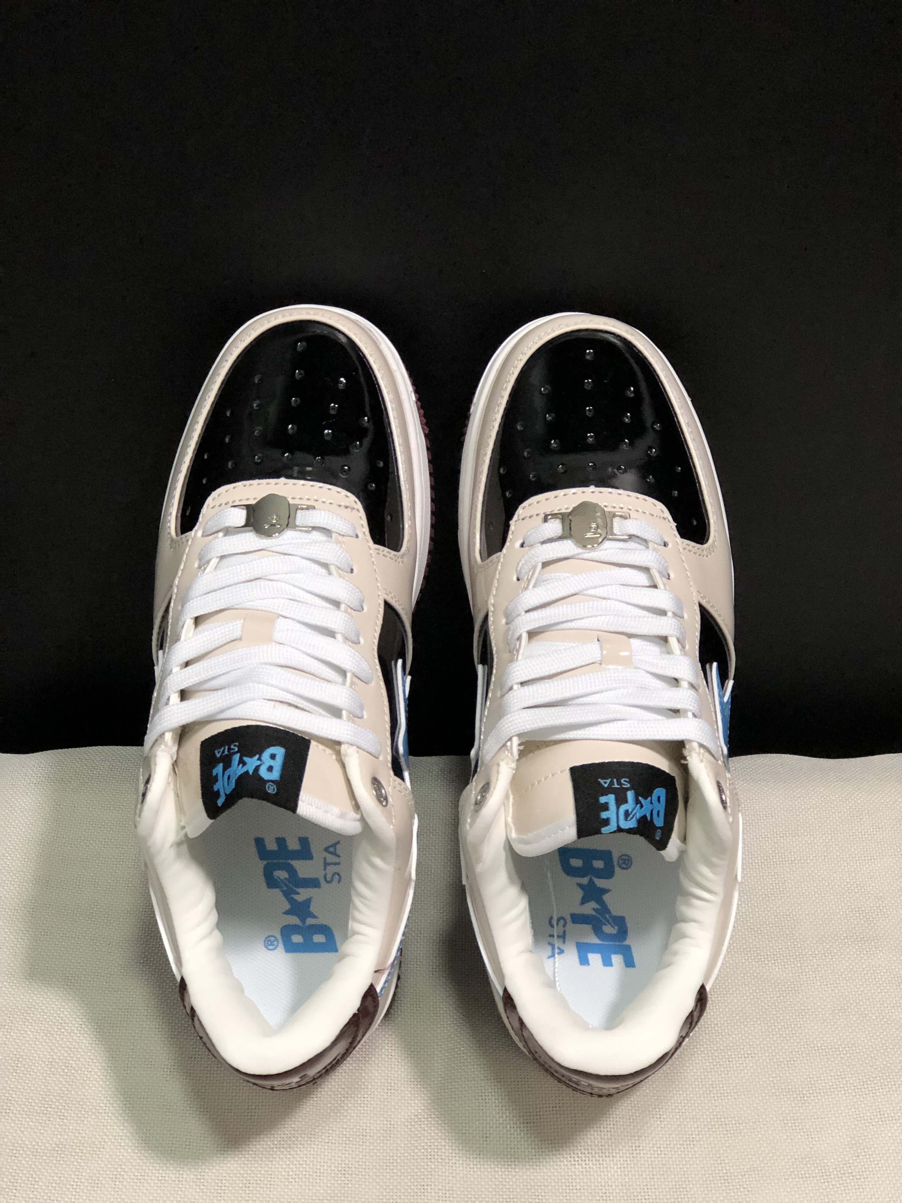 bape sta - Celeste Negro Blanco