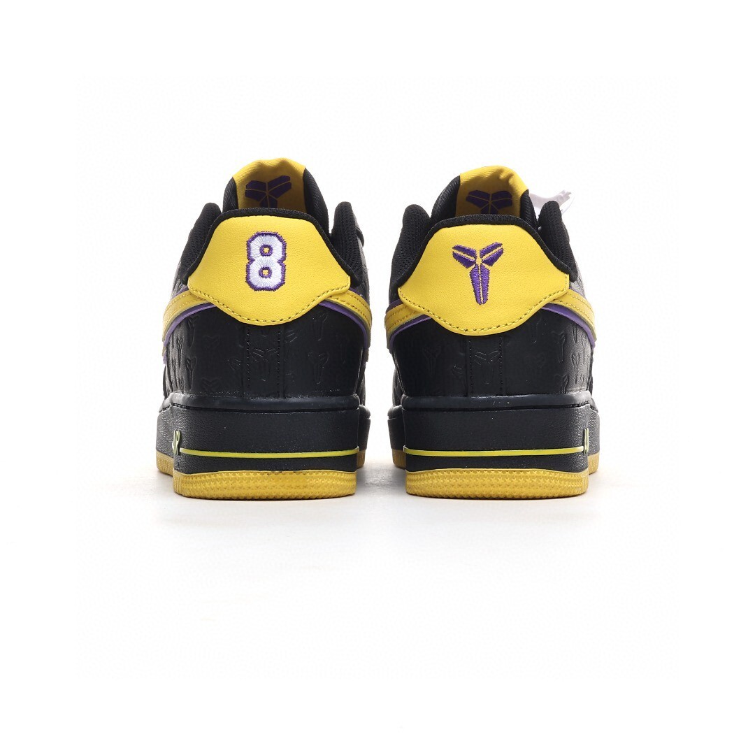 nike air force 1 - Negro Amarillo