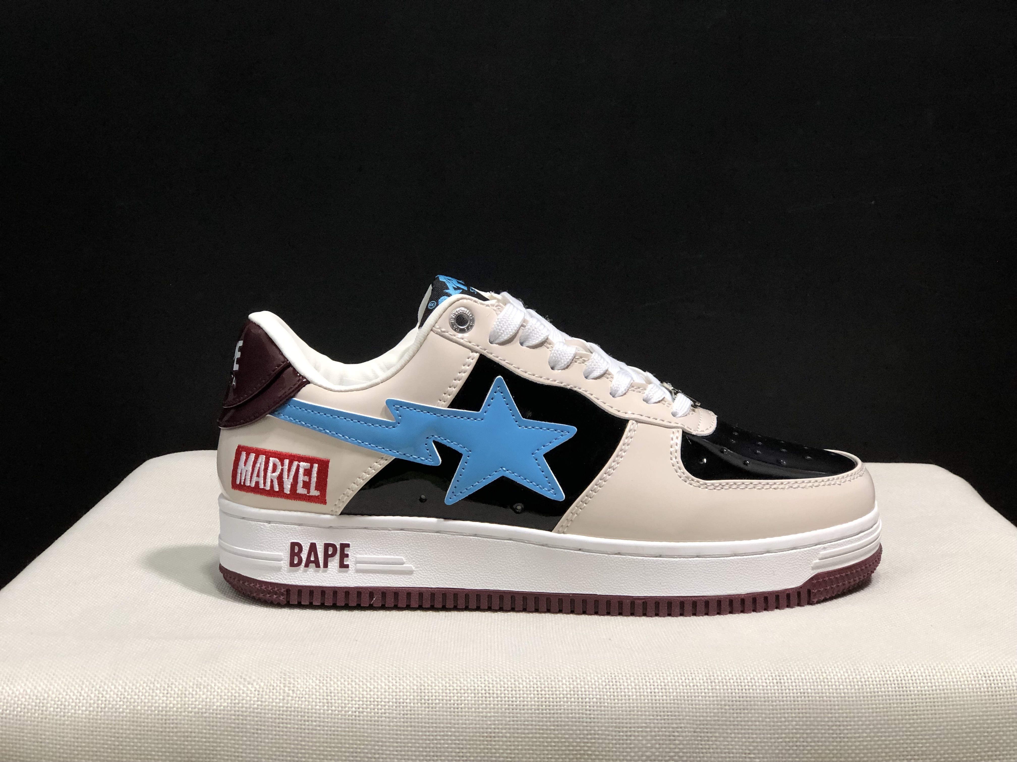 bape sta - Celeste Negro Blanco
