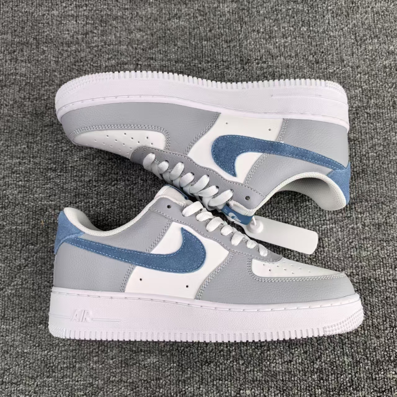 nike air force 1 - Gris Celeste