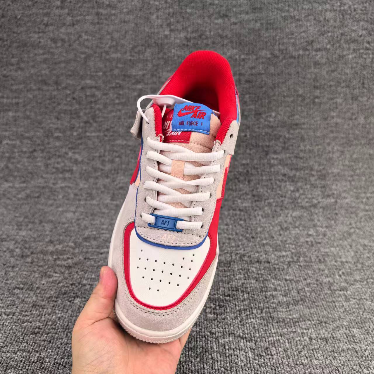 nike air force 1 - Rojo Rosado Durazno