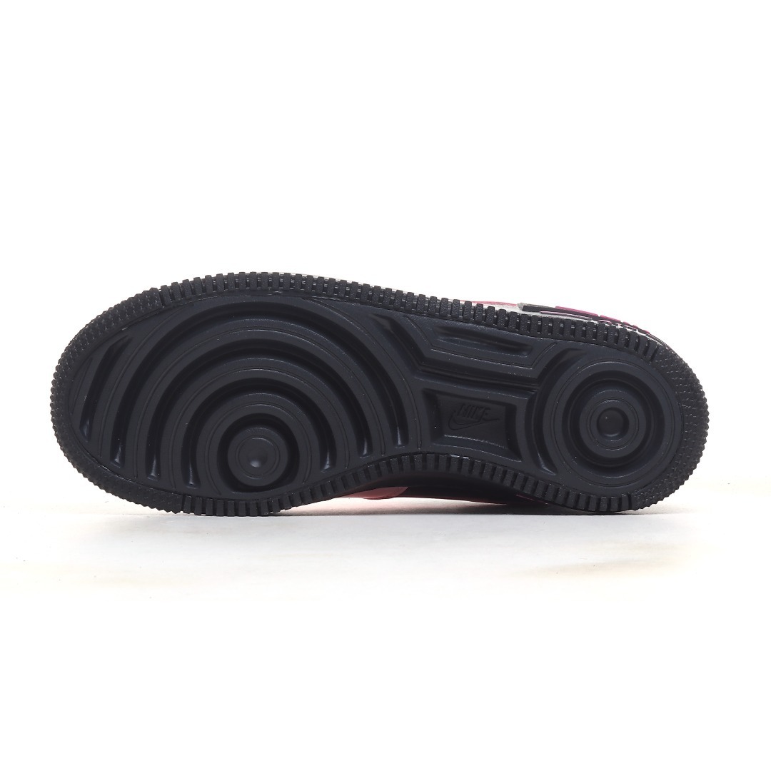 nike air force 1 - Negro Rosado