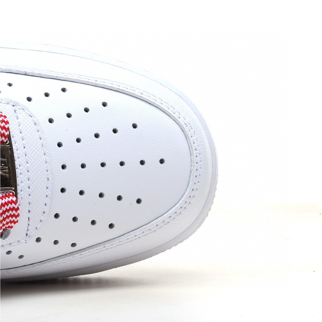 nike air force 1 - Blanco Rojo
